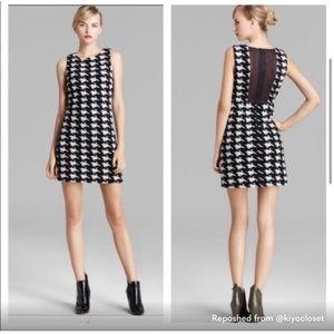 alice+olivia dress, black and white,zize 10